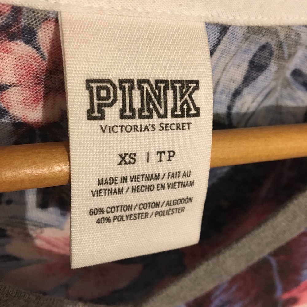 Floral and sequins T shirt by PINK - Picture 2 of 3